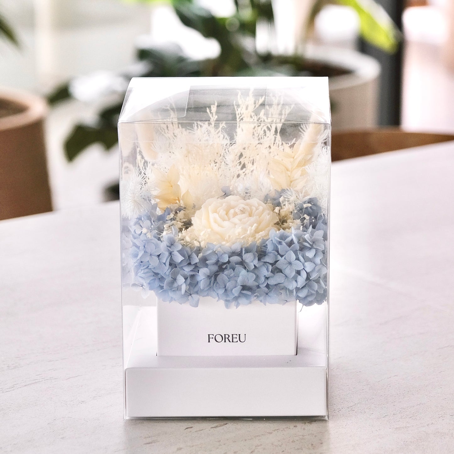 Premium Flower Box (Single Candle) - Midnight Meadow