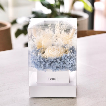 Premium Flower Box (Single Candle) - Midnight Meadow